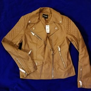 Express Vegan (Minus the) Leather Quilted Moto